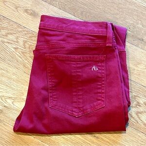Rag & Bone Red Jeans